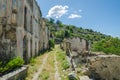 Ghost town Gairo Vecchio (Sardinia, Italy) Royalty Free Stock Photo