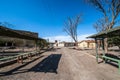 Ghost Town Humberstone in Atacama, Chile Royalty Free Stock Photo