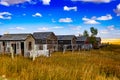 Ghost Town of Raley, Alberta Canada also includes a Grain elevator