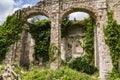 Ghost town of San Pietro Infine with his ruins, Caserta, Campania, Italy. The town was the site of The Battle of San Royalty Free Stock Photo