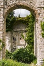 Ghost town of San Pietro Infine with his ruins, Caserta, Campania, Italy. The town was the site of The Battle of San Royalty Free Stock Photo