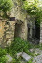 Ghost town of San Pietro Infine with his ruins, Caserta, Campania, Italy. The town was the site of The Battle of San Royalty Free Stock Photo