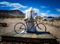 Ghost Town - Sculture in Rhyolite Royalty Free Stock Photo