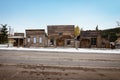 Ghost Town Virginia City Historic District designated in 1961 after Charles and Sue Bovey restored old ruins, in Montana