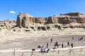 Ghost Town of the World at Xinjiang Royalty Free Stock Photo