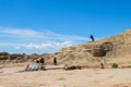 Ghost Town of the World at Xinjiang Royalty Free Stock Photo