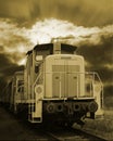 Ghost train Royalty Free Stock Photo