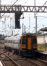 Ghost train leaving Carnforth 31st August 2020 Royalty Free Stock Photo