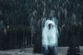 Ghostlike long exposure formation