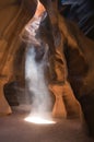 Ghostly Apparition in Antelope Canyon Royalty Free Stock Photo