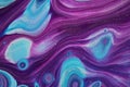 Ghostly blue apparitions snuggle into bright purple folds in this abstract background. Royalty Free Stock Photo