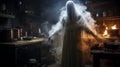 Eerie Diabolical Ghost Cooking: Mythology-inspired Horror Photo