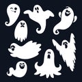 Cute ghost character Royalty Free Stock Photo