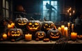 Ghostly Pumpkins - Haunting Halloween Theme