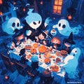 Ghosts\' Gathering: A Spooky Halloween Celebration