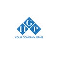 GHP letter logo design on WHITE background. GHP creative initials letter logo concept. GHP letter design