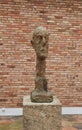 Alberto Giacometti Sculpture `BIG HEAD` at Maeght Foundation, France