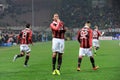 Giampaolo Pazzini celebrates after the goal