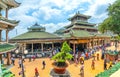 Tourists visit Chua Xu temple to pray for peace