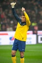 Gianluigi Buffon before the Milan Juventus championship match