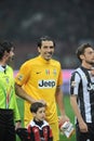 Gianluigi Buffon during the Milan Juventus championship match