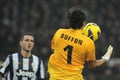 Gianluigi Buffon during the Milan Juventus championship match