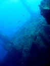 Giannis D Wreck Stern, Funnel and Mast