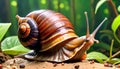 Giant African Land Snail mollusk animal