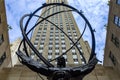 New York, USA June 4, 2023: The Rockefeller Center Atlas Royalty Free Stock Photo