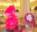 Giant Balloon Animal Sculpture Year of the Dog Puppy Balloons Macau Venetian Hotel Resort