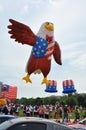 WASHINGTON, D.C. - JULY 4, 2017: giant balloons are inflated for participation in the 2017 National Independence Day Parade July 4 Royalty Free Stock Photo