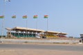 The giant Black Star Square in Accra, Ghana