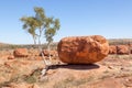 Giant boulders Devils Marbles Australia Royalty Free Stock Photo