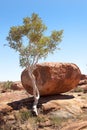 Giant boulders Devils Marbles Australia Royalty Free Stock Photo