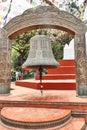 Giant brass bell