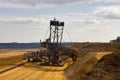 Giant bucket wheel excavator Royalty Free Stock Photo