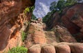 The giant buddah of leshan sichuan Royalty Free Stock Photo
