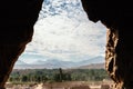 The giant buddha in bamiyan - afghanistan Royalty Free Stock Photo