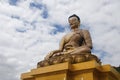 Giant Buddha Dordenma statue. Shakyamuni Buddha statue under construction in the mountains. Thimphu Royalty Free Stock Photo