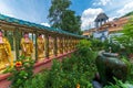 Giant Buddha in the garden located in the Kek Lok Si temple in Penang Royalty Free Stock Photo