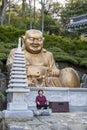 Giant Buddha of Haedong Yonggungsa Temple Busan South Korea Royalty Free Stock Photo