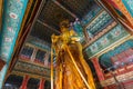 Giant Buddha in Lama Yonghe Temple in Beijing China