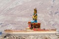 Giant Buddha Maitreya statue in Nubra valley