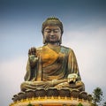 Giant Buddha Statue in Tian Tan Royalty Free Stock Photo