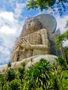 Giant Buddha statue under construction