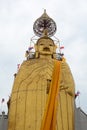 Giant Buddha statue at Wat Intharawihan, Phra Nakhon in Bangkok Royalty Free Stock Photo