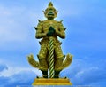 Giant buddha in Temple.