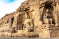 Yungang Caves, Datong, Shanxi. China Royalty Free Stock Photo