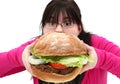 Giant Burger Royalty Free Stock Photo