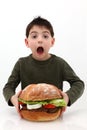 Giant Burger Royalty Free Stock Photo